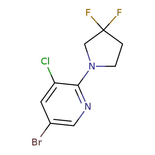 5-Bromo-3-chloro-2-(3,3-difluoropyrrolidin-1-yl)pyridine