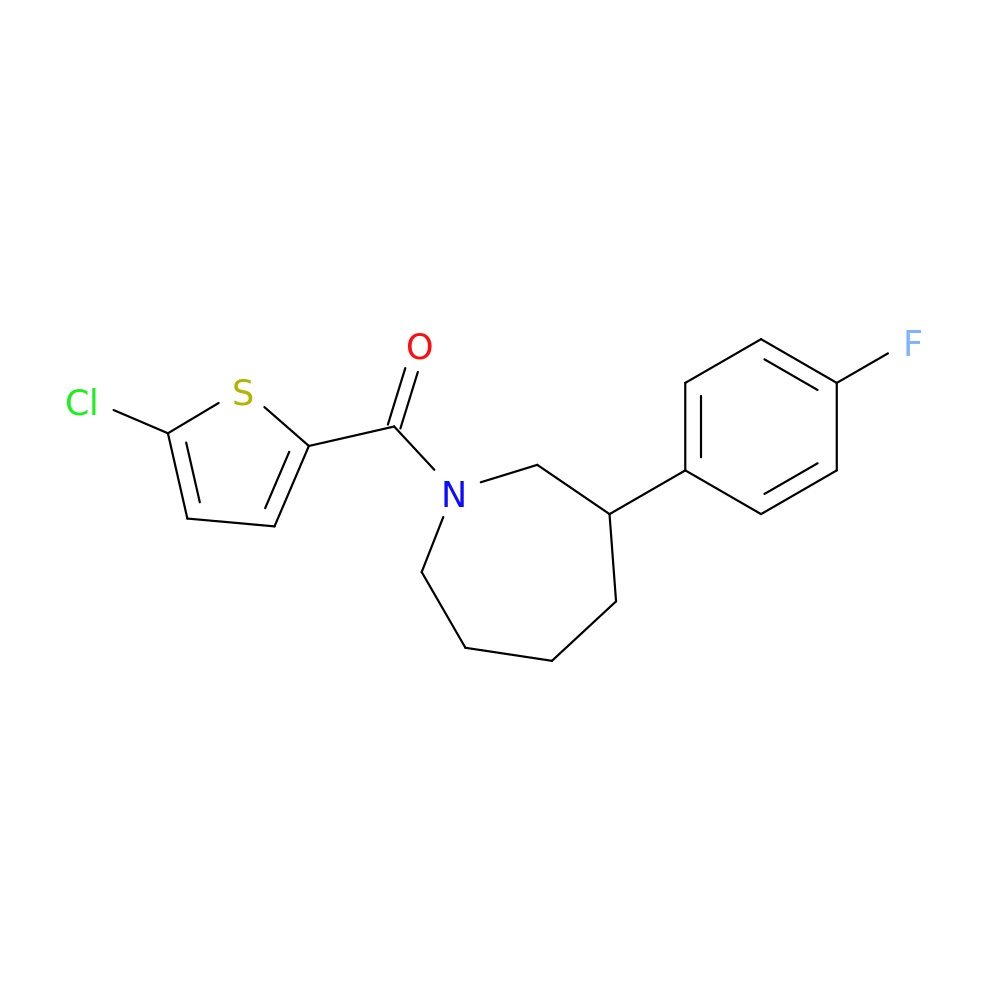 1-(5-chlorothiophene-2-carbonyl)-3-(4-fluorophenyl)azepane