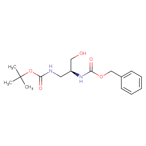 Carbamic acid,[(1S)-2-[[(1,1-dimethylethoxy)carbonyl]amino]-1-(hydroxymethyl)ethyl]-,phenylmethyl ester