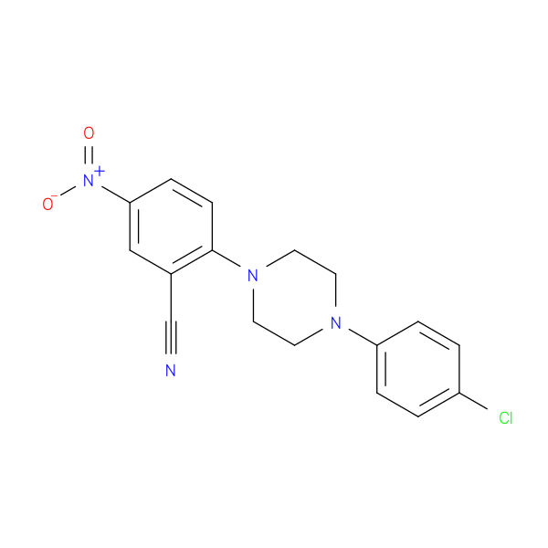 2-[4-(4-Chlorophenyl)piperazin-1-yl]-5-nitrobenzonitrile