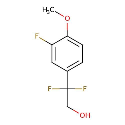 2,2-difluoro-2-(3-fluoro-4-methoxyphenyl)ethan-1-ol