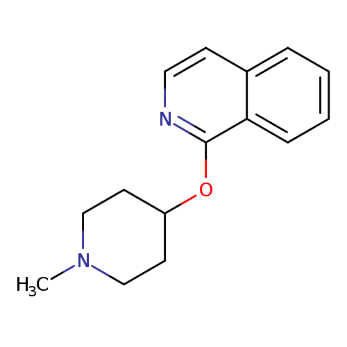 1-[(1-methylpiperidin-4-yl)oxy]isoquinoline