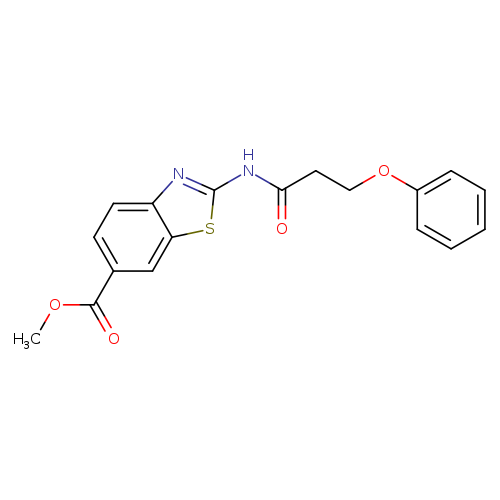 methyl 2-(3-phenoxypropanamido)-1,3-benzothiazole-6-carboxylate