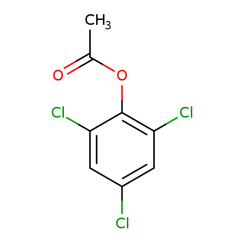 Phenol, 2,4,6-trichloro-, 1-acetate