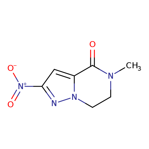 5-Methyl-2-nitro-6,7-dihydropyrazolo[1,5-a]pyrazin-4(5H)-one