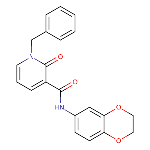 1-benzyl-N-(2,3-dihydro-1,4-benzodioxin-6-yl)-2-oxo-1,2-dihydropyridine-3-carboxamide