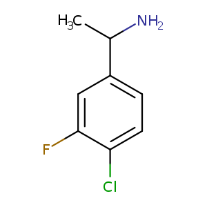 Benzenemethanamine, 4-chloro-3-fluoro-.alpha.-methyl-