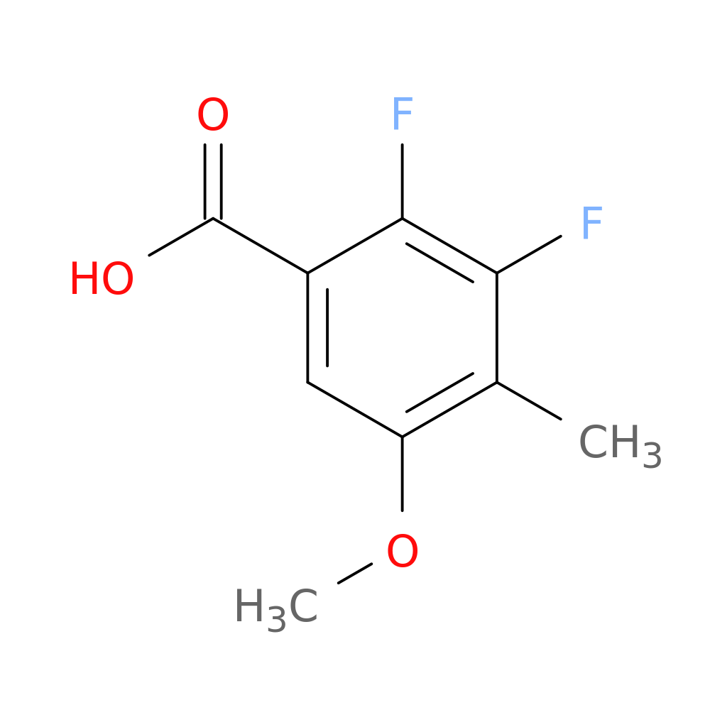 2,3-Difluoro-5-methoxy-4-methylbenzoic acid