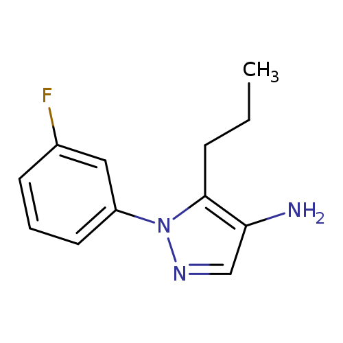1-(3-fluorophenyl)-5-propyl-1H-pyrazol-4-amine