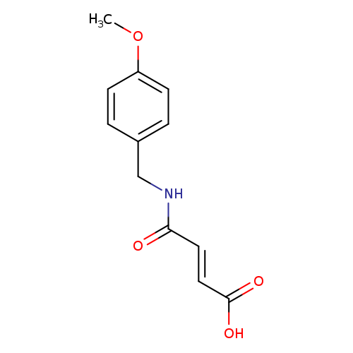 (2E)-3-{[(4-methoxyphenyl)methyl]carbamoyl}prop-2-enoic acid, E