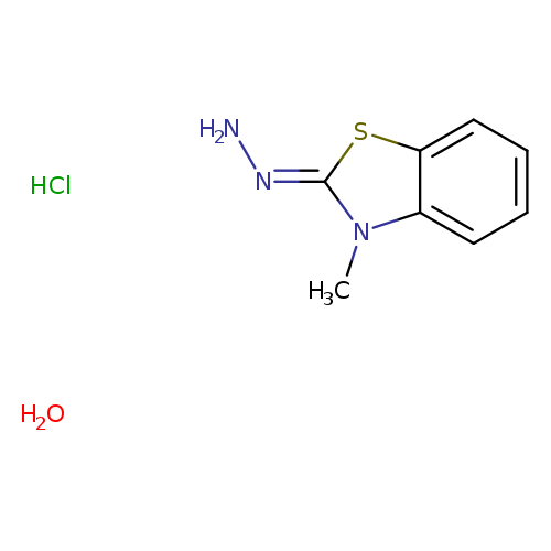 3-Methyl-2-benzothiazolinone hydrazone hydrochloride monohydrate