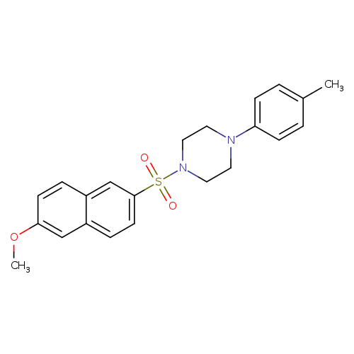 1-[(6-methoxynaphthalen-2-yl)sulfonyl]-4-(4-methylphenyl)piperazine