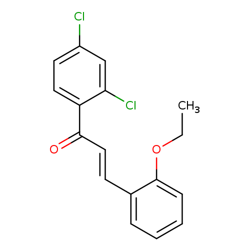 (2E)-1-(2,4-dichlorophenyl)-3-(2-ethoxyphenyl)prop-2-en-1-one