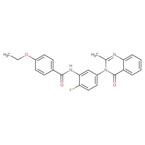 4-ethoxy-N-[2-fluoro-5-(2-methyl-4-oxo-3,4-dihydroquinazolin-3-yl)phenyl]benzamide