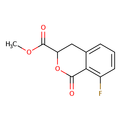 methyl 8-fluoro-1-oxo-3,4-dihydro-1H-2-benzopyran-3-carboxylate