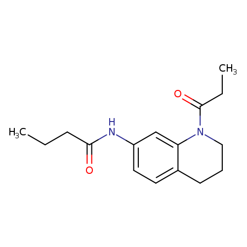 N-(1-propanoyl-1,2,3,4-tetrahydroquinolin-7-yl)butanamide