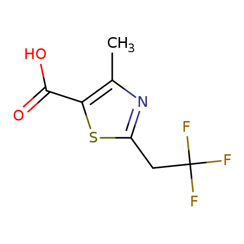 4-methyl-2-(2,2,2-trifluoroethyl)-1,3-thiazole-5-carboxylic acid