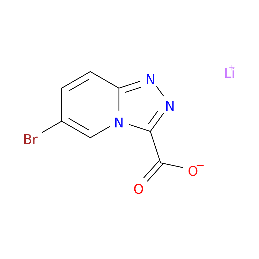 LITHIUM 6-BROMO-[1,2,4]TRIAZOLO[4,3-A]PYRIDINE-3-CARBOXYLATE