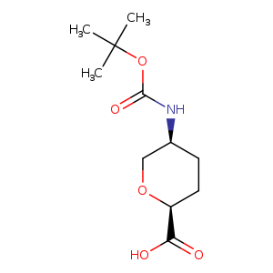 (2S,5S)-5-([(tert-Butoxy)carbonyl]amino)oxane-2-carboxylic acid