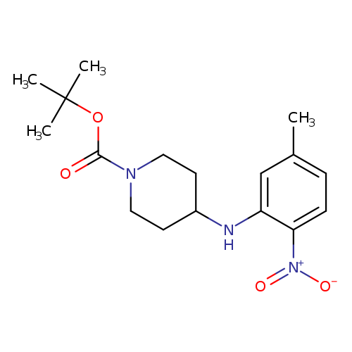 tert-Butyl 4-((5-methyl-2-nitrophenyl)amino)piperidine-1-carboxylate