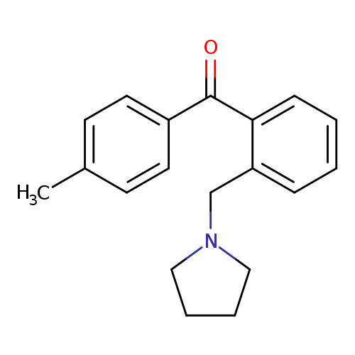 4'-Methyl-2-pyrrolidinomethyl benzophenone