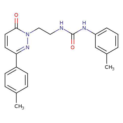 1-(3-methylphenyl)-3-{2-[3-(4-methylphenyl)-6-oxo-1,6-dihydropyridazin-1-yl]ethyl}urea