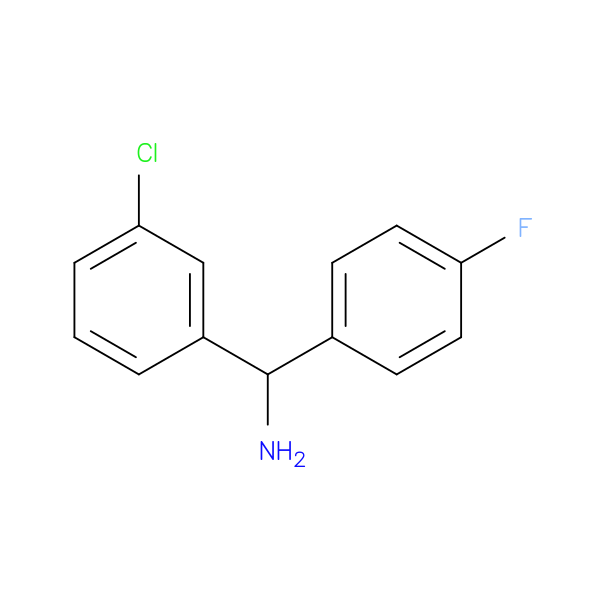 (3-chlorophenyl)(4-fluorophenyl)methanamine