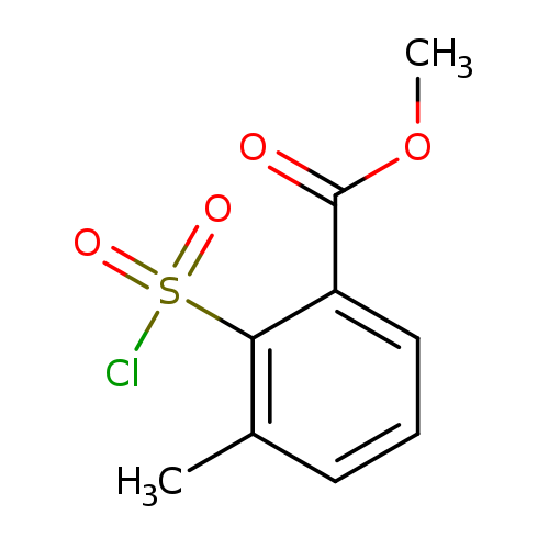 Benzoic acid, 2-(chlorosulfonyl)-3-methyl-, methyl ester