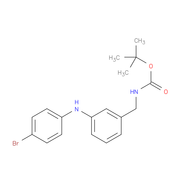 [3-(4-Bromo-phenylamino)-benzyl]-carbamic acid tert-butyl ester