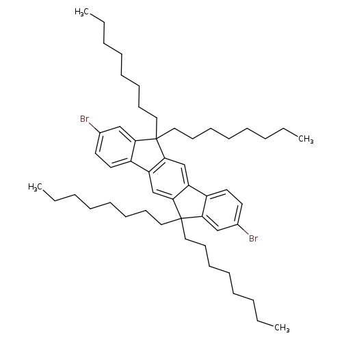 2,8-Dibromo-6,6,12,12-tetraoctyl-6,12-dihydroindeno[1,2-b]fluorene