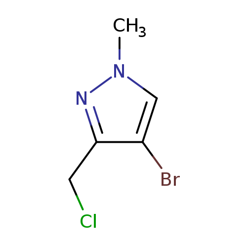 4-Bromo-3-(chloromethyl)-1-methyl-1h-pyrazole