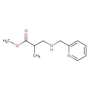 methyl 2-methyl-3-{[(pyridin-2-yl)methyl]amino}propanoate
