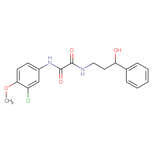 N-(3-chloro-4-methoxyphenyl)-N'-(3-hydroxy-3-phenylpropyl)ethanediamide