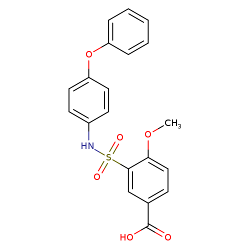 4-methoxy-3-[(4-phenoxyphenyl)sulfamoyl]benzoic acid