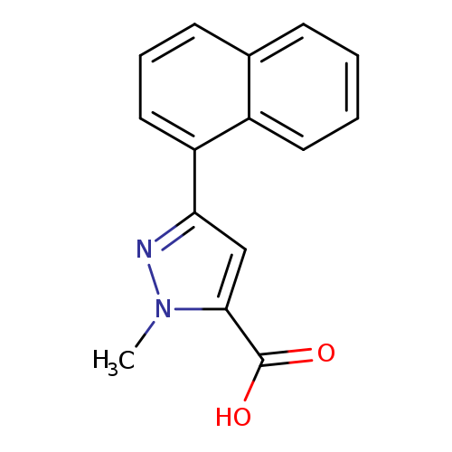 1-METHYL-3-(1-NAPHTHYL)-1(H)-PYRAZOLE-5-CARBOXYLIC ACID