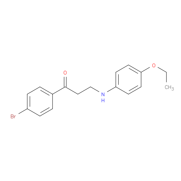 1-(4-Bromophenyl)-3-((4-ethoxyphenyl)amino)propan-1-one