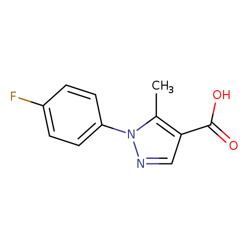 1-(4-fluorophenyl)-5-methylpyrazole-4-carboxylic acid