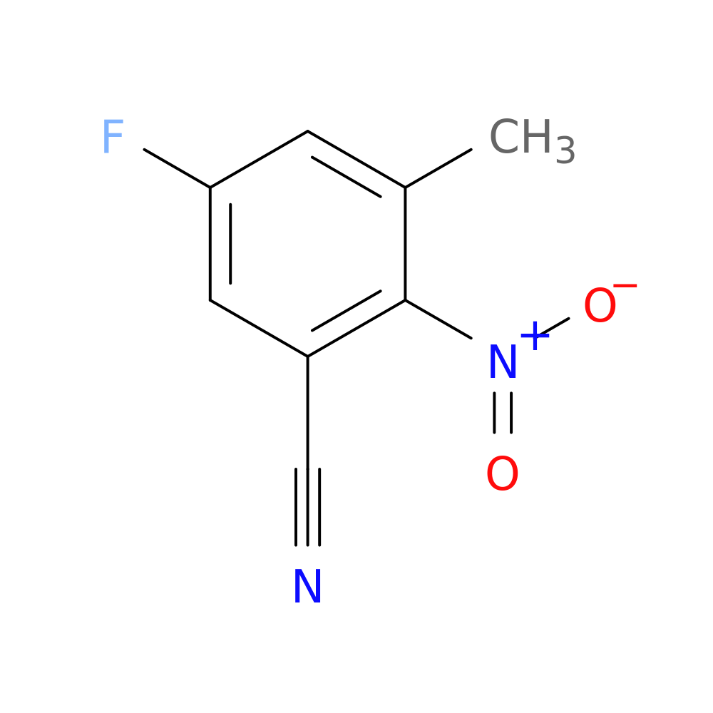 5-fluoro-3-methyl-2-nitrobenzonitrile