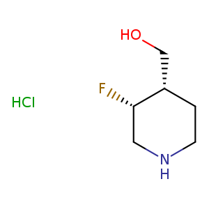 ((3R,4S)-3-FLUOROPIPERIDIN-4-YL)METHANOL HCL