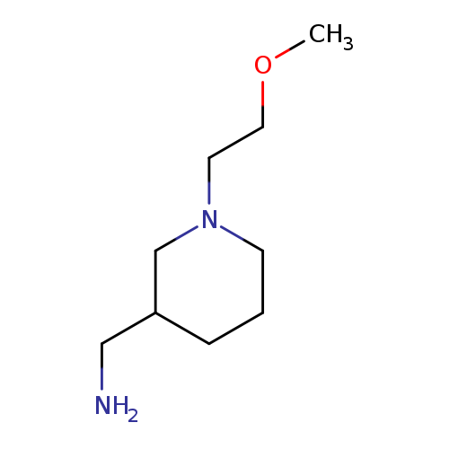 (1-(2-Methoxyethyl)piperidin-3-yl)methanamine