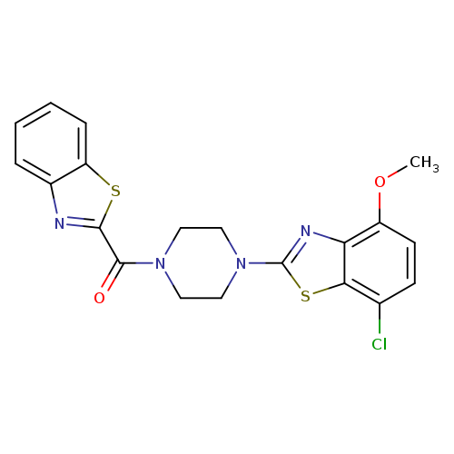2-[4-(1,3-benzothiazole-2-carbonyl)piperazin-1-yl]-7-chloro-4-methoxy-1,3-benzothiazole