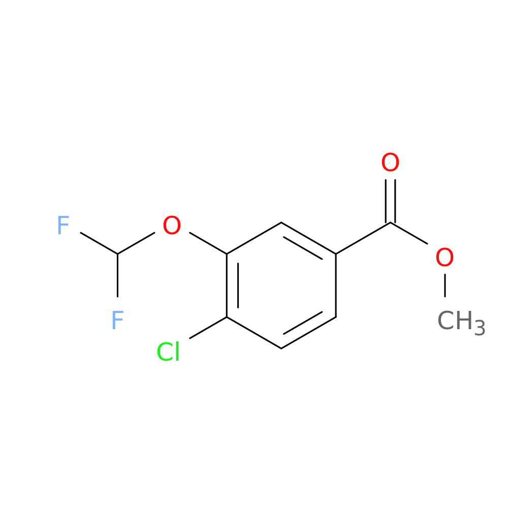 Methyl 4-chloro-3-(difluoromethoxy)benzoate