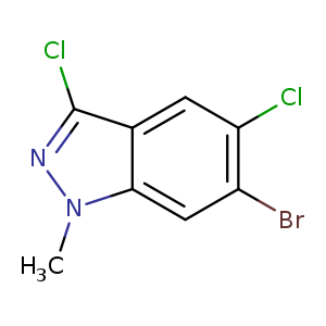 6‐bromo‐3,5‐dichloro‐1‐methyl‐1H‐indazole