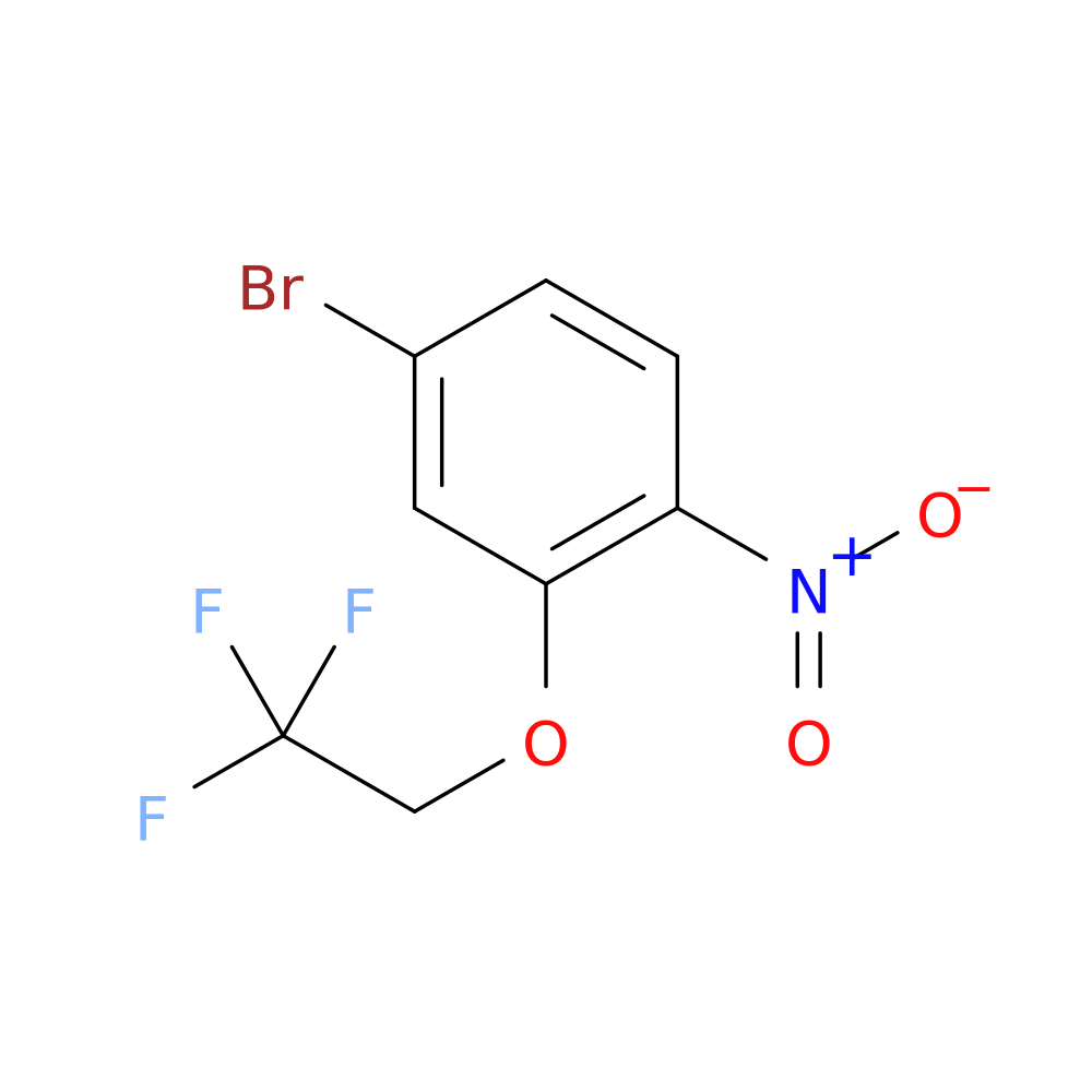 4-Bromo-1-nitro-2-(2,2,2-trifluoroethoxy)-benzene