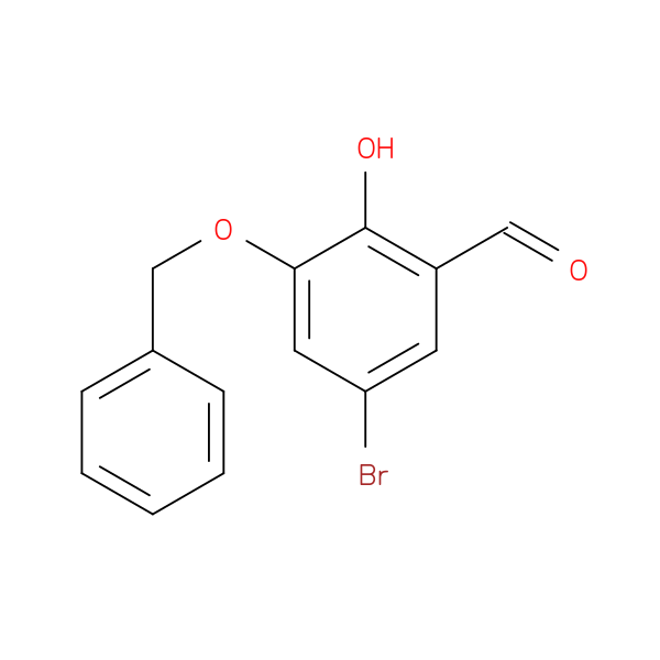 Benzaldehyde, 5-bromo-2-hydroxy-3-(phenylmethoxy)-
