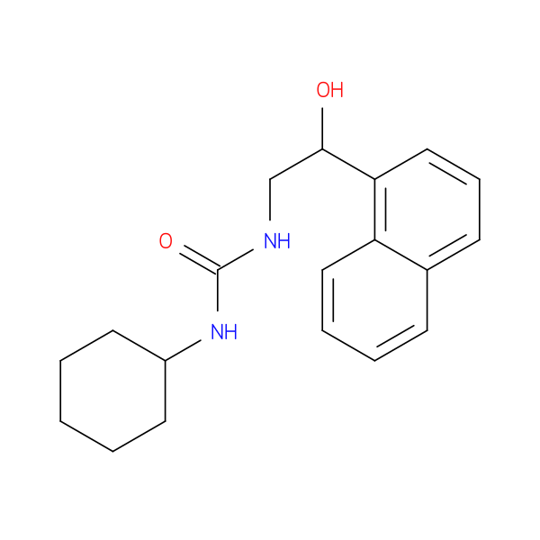 1-cyclohexyl-3-[2-hydroxy-2-(naphthalen-1-yl)ethyl]urea