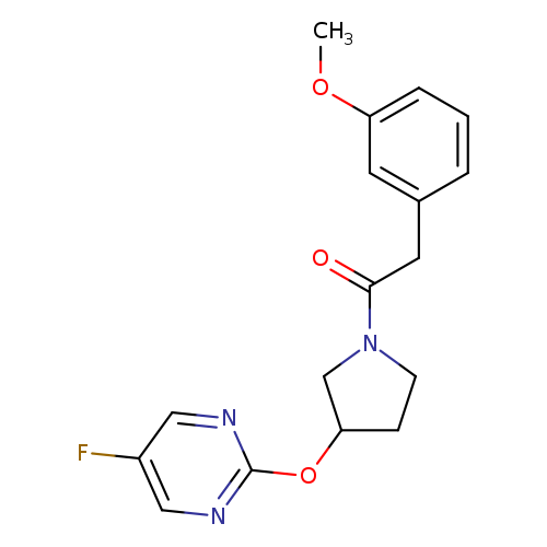 1-{3-[(5-fluoropyrimidin-2-yl)oxy]pyrrolidin-1-yl}-2-(3-methoxyphenyl)ethan-1-one