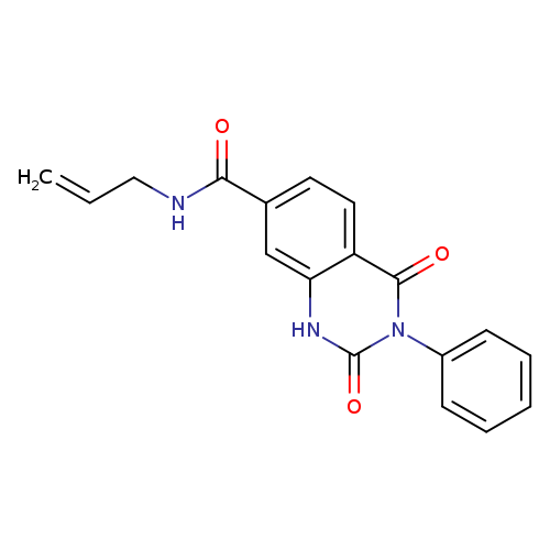 2,4-dioxo-3-phenyl-N-(prop-2-en-1-yl)-1,2,3,4-tetrahydroquinazoline-7-carboxamide