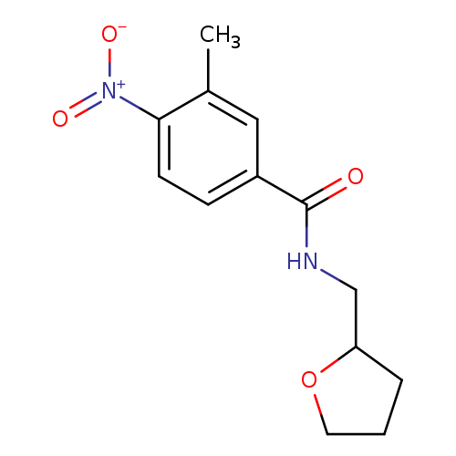 3-methyl-4-nitro-N-[(oxolan-2-yl)methyl]benzamide