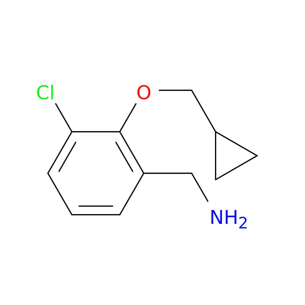 3-Chloro-2-cyclopropylmethoxy-benzylamine